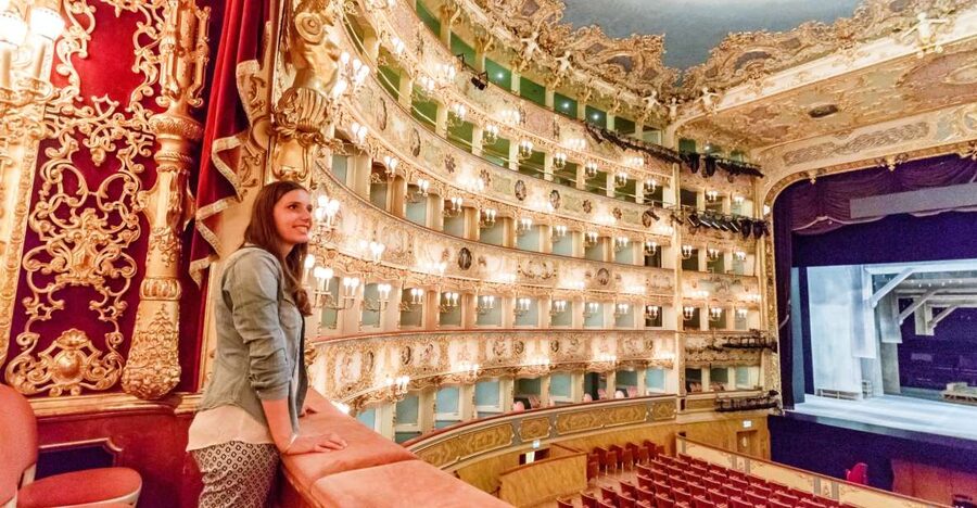 Venice: La Fenice Opera House Entry Ticket with Audio Guide - The theatre route, from first rooms to the auditorium