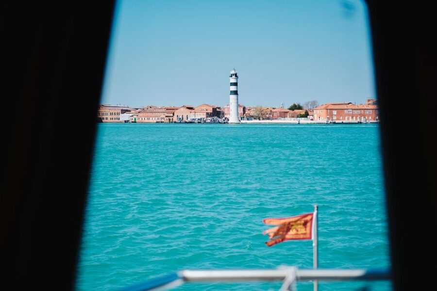Venice: Murano & Burano Panoramic Boat Tour w/ Glassblowing - The return boat and Venice from the lagoon
