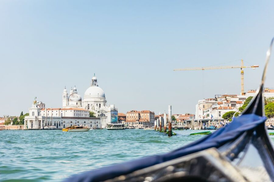 Venice: Private Gondola Ride along Grand Canal - Quiet canals and the small-bridge moment