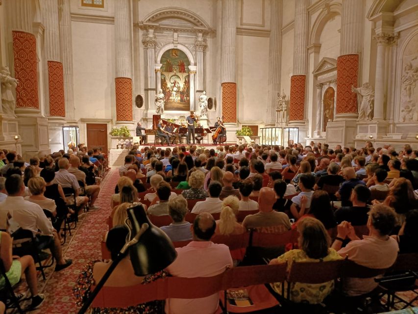 Venice: Vivaldi's Four Seasons Concert & Music Museum Visit - Entering San Vidal or San Maurizio Church