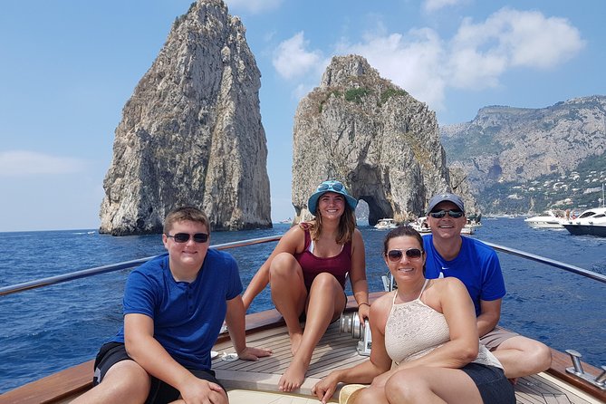 Very Small Group Capri Boat Excursion with Transfer from Positano - Marina Piccola and the swimming stop
