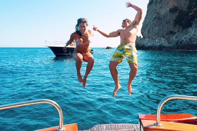 Very Small Group Capri Boat Excursion with Transfer from Positano - The Natural Arch and the Roman nymphaeum